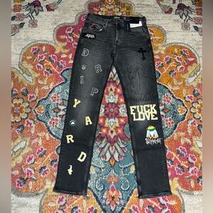 10f1 slim straight jeans sz 30 x 34 Fvck love